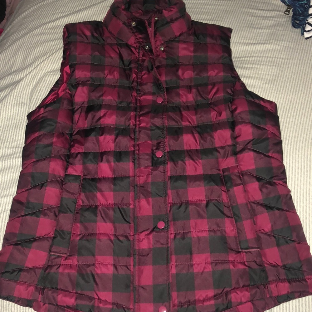 Gap puffer vest - Buffalo Plaid